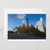 シカゴ – ミレニアムパーク ポストカード (正面/裏面)