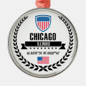 シカゴ メタルオーナメント (正面)