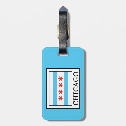 シカゴ ラゲッジタグ (裏面縦)