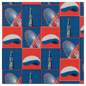 シカゴ・ランドマークス ファブリック (クローズアップ)