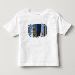 シカゴ，リグリー建物ウィズトランプホテル& トドラーTシャツ