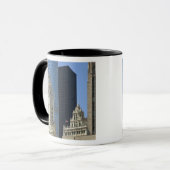 シカゴ，リグリー建物ウィズトランプホテル& マグカップ (正面左)