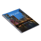 シカゴ・リバー・アット・ナイト ノートブック (右側)