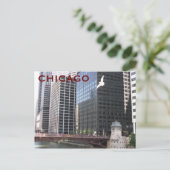 シカゴ・リバー・ウォークの旅行写真 ポストカード (スタンド正面)