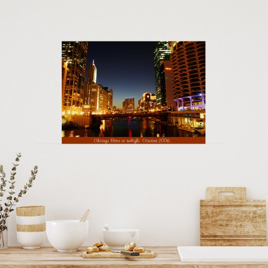 シカゴ・リバー ポスター (キッチン)