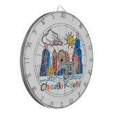 シカゴ・ルール ダーツボード (正面左)