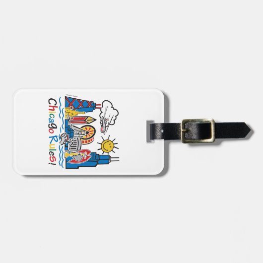 シカゴ・ルール ラゲッジタグ (正面横)