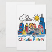 シカゴ・ルール 便箋 (正面/裏面)