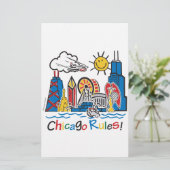 シカゴ・ルール 便箋 (スタンド正面)
