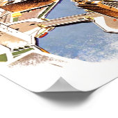 シカゴ。レトロスタイル旅行ポスター ポスター (角)