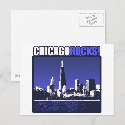 シカゴ・ロック！ ポストカード (正面/裏面)
