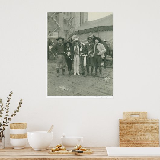 シカゴ・ロデオ、1929年。 ポスター (キッチン)