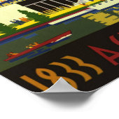 シカゴ・ワールド・フェア1933ヴィンテージ・ポスター ポスター (角)