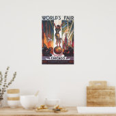 シカゴ・ワールド・フェア1933ヴィンテージ・ポスター ポスター (キッチン)