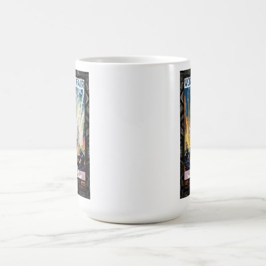 シカゴ・ワールド・フェア1933ヴィンテージ・ポスター モーフィングマグカップ (中央)