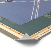 シカゴ – ヴィンテージ図鑑マップ – 1933 ポスター (角)