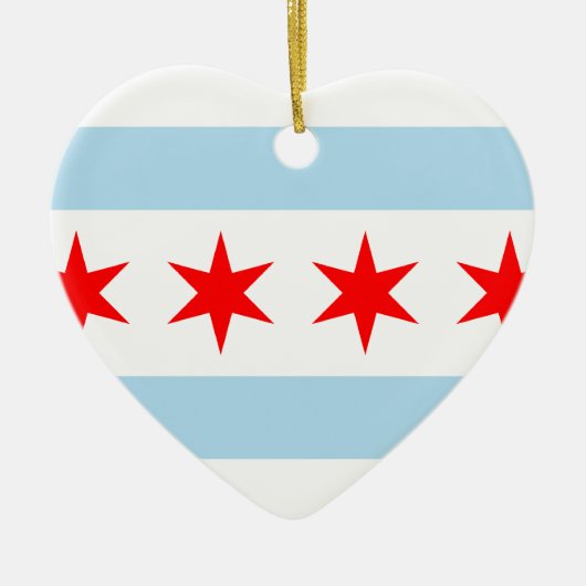 シカゴ、米国 セラミックオーナメント (正面)