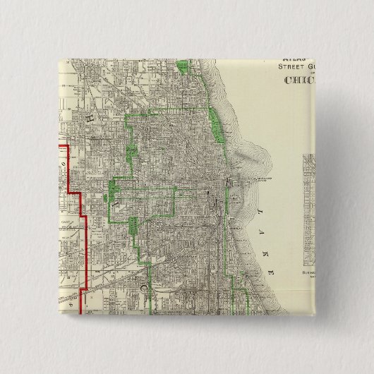 シカゴ 缶バッジ (正面)