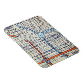 シカゴ、ILヴィンテージマップ マグネット (右側)