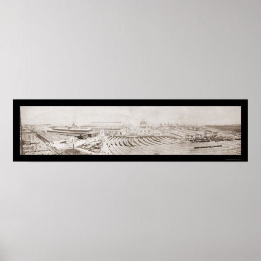 シカゴ， IL博覧会1893 ポスター (正面)