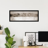 シカゴ、IL火災写真1871 ポスター (ホームオフィス)