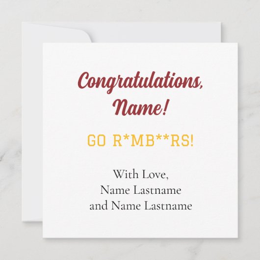 シカゴ、IL（カトリック）ギフトパーソナライズされたカード カード (正面)