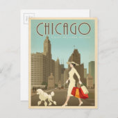 シカゴ， IL – ミシガン楽しむアベニュー ポストカード (正面/裏面)