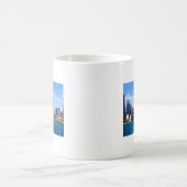 シカゴ IL - ミシガン湖からの眺め コーヒーマグカップ (中央)