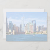 シカゴ IL - ミシガン湖からの眺め 招待状 (裏面)