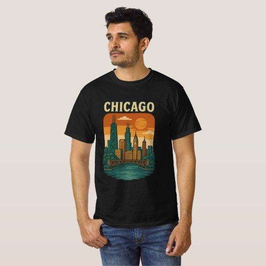シカゴ Tシャツ (正面フル)
