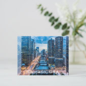 シカゴ、USAヴィンテージ旅行観光追加 ポストカード (スタンド正面)