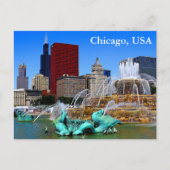 シカゴ、USAヴィンテージ旅行観光追加 ポストカード (正面)