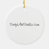 シカゴBuckinghamの噴水 セラミックオーナメント (裏面)