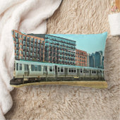 シカゴELの枕 ランバークッション (ブランケット)