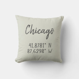 シカゴGPS座標経緯度 クッション