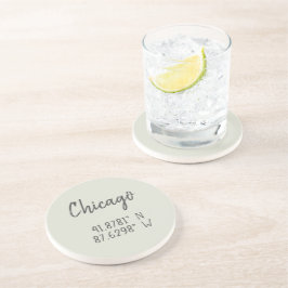 シカゴGPS座標経緯度 コースター