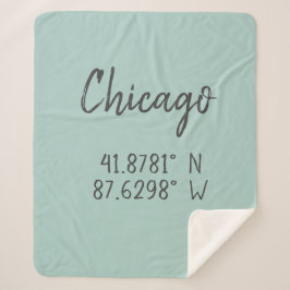 シカゴGPS座標経緯度 シェルパブランケット