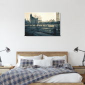 シカゴICRR建物列車ヤード1971写真 キャンバスプリント (インサイチュ (寝室))