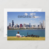 シカゴILポストカード ポストカード (正面/裏面)