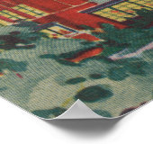 シカゴIL – ゼネラルモーターズ・ビルディンの見解 ポスター (角)