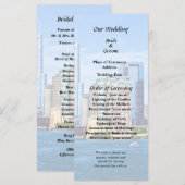 シカゴIL – ミシガン湖からのビュー プログラム (正面/裏面)