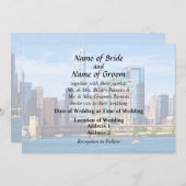 シカゴIL – ミシガン湖からのビュー 招待状 (正面/裏面)