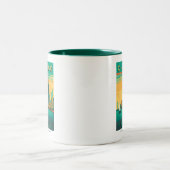 シカゴIL – レイク楽しむフロント ツートーンマグカップ (中央)