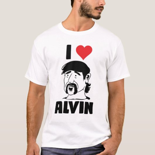 シカゴPDのファンの皆さんにAlvinのTシャツが大好き Tシャツ (正面)