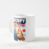 シカゴRosieをリベッターのコーヒー・マグ占めて下さい コーヒーマグカップ (正面左)