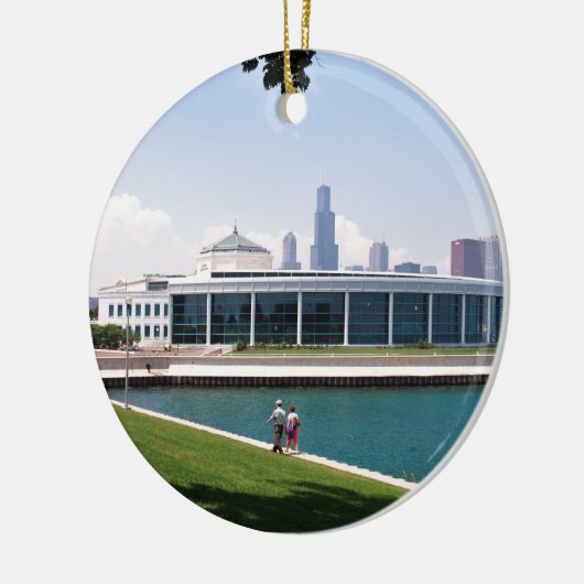 シカゴSheddのアクアリウムのコレクション セラミックオーナメント (左)