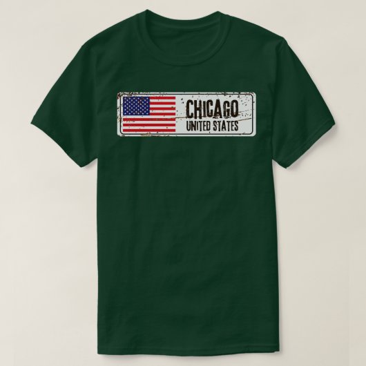 シカゴTシャツ24 Tシャツ (デザイン正面)