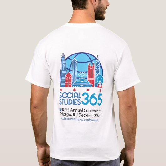 シカゴTシャツ 2026 Tシャツ (裏面)