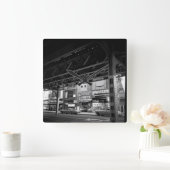 シカゴWabashの道の5月1961日の中央カメラ車 スクエア壁時計 (ホーム)