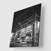 シカゴWabashの道の5月1961日の中央カメラ車 スクエア壁時計 (傾斜)